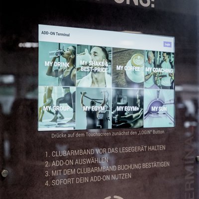 ADD-ON Terminal im Fitnessstudio von feelfine