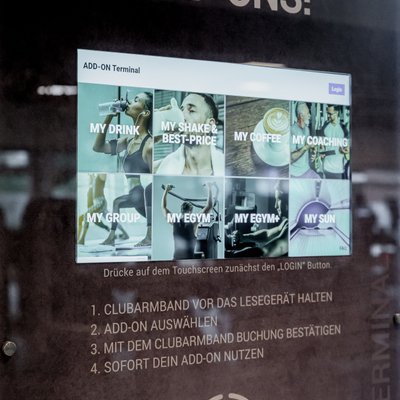ADD-ON Terminal im Fitnessstudio von feelfine